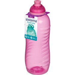 Sistema Twist 'n' Sip vattenflaska, 460 ml, rosa