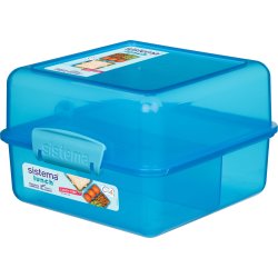Sistema Lunch Cube madkasse, 1,4L, blå