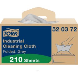 Tork W7 industriell torkduk, grå, 1-lager, 210 st.