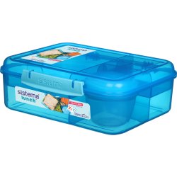 Sistema Bento Lunch madkasse, 1,65L, blå