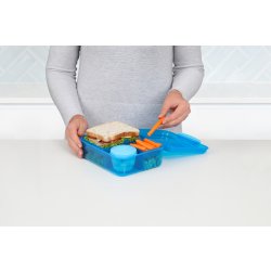 Sistema Bento Lunch madkasse, 1,65L, blå