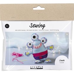 Mini DIY-kit sömnad, filtmonster