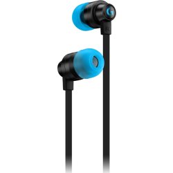 Logitech G333 in-ear-hörlurar för gaming, svarta