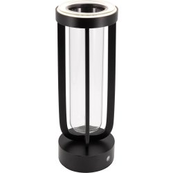 Securit® LED bordlampe/vase Florence, sort
