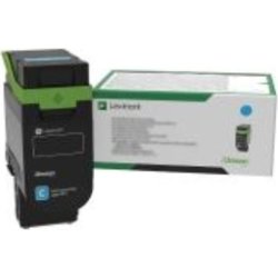 Lexmark lasertoner, cyan, 2000 sidor