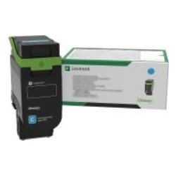 Lexmark lasertoner, cyan, 11 700 sidor