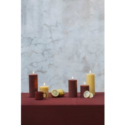 UYUNI Pillar LED Bloklys H20,3 cm, wheat yellow