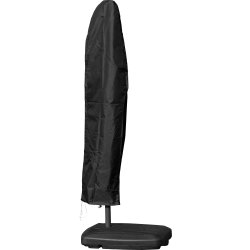 Hængeparasol Ø3m inkl. fod og overtræk, beige