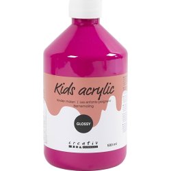 Akrylfärg A'Color 500 ml blank rosa