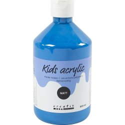 Akrylfärg A'Color 500 ml matt primärblå