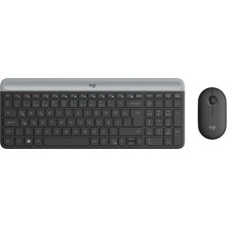 Logitech MK470 Slim trådlös mus och tangentbord