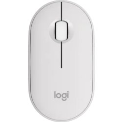 Logitech Pebble Mouse 2 M350S Trådløs Mus, hvid