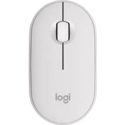 Logitech Pebble Mouse 2 M350S trådlös mus, vit