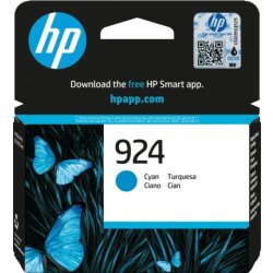 HP 924 original bläckpatron, cyan