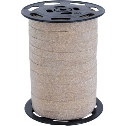 Presentband Glitter, 10 mm x 100 m, guld