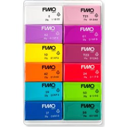 Fimo Soft Ler, 12 x 25 g, brilliant