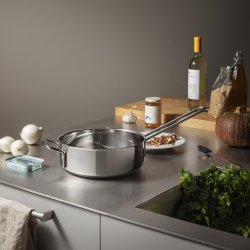 Eva Trio Sauterpande i rustfrit stål, Ø24 cm