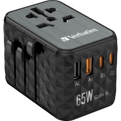 Verbatim UTA-05 Universal reseadapter, 65 W