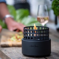 Tenderflame Bordlys Paarl 18, sort
