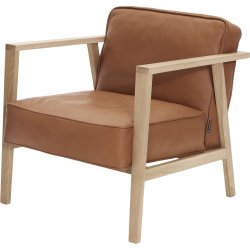 LC1 Loungestol, Cognac/Ek