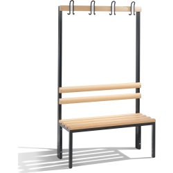 CP Bänk med kroklist, 100 cm