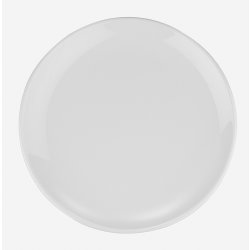 Gourmet Middagstallrik Coupe, vit, 25 cm