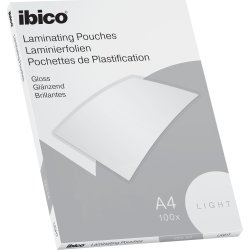 Ibico lamineringsfickor, 80my, A4, 100 st.
