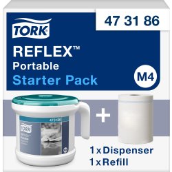 Tork M4 Reflex Transportabel Centerfeed Dispenser