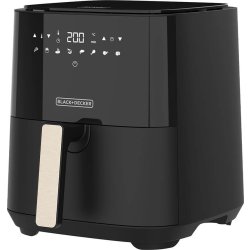 BLACK+DECKER Air Fryer, 1450W, 5L, svart