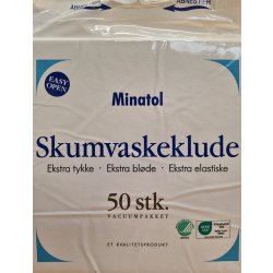 Tvättlapp med skum, 19x19 cm, 120 st.