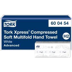 Tork H2 Xpress Compressed Adv Pappershandduk. 6 pk