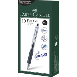 Faber-Castell Fast Dry Rollerpen | Sort