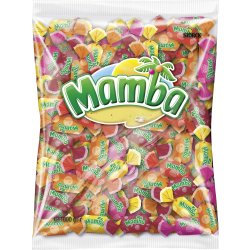 Mamba karameller m. frugtsmag, 1 kg
