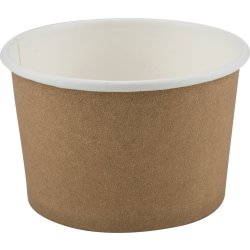 Isbæger, Pap, 120 ml, 4,5cm, Ø 7,3cm, 50 stk.