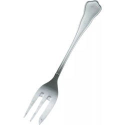 Chippendale tårtgaffel, blank