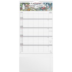 Mayland 2025 D&S Familiekalender m/sticker, 5 kol.