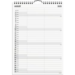 Mayland 2025 Black/White Familiekalender, 2 kol.