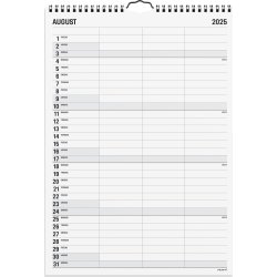 Mayland 2025 Black/White Familiekalender, 3 kol.
