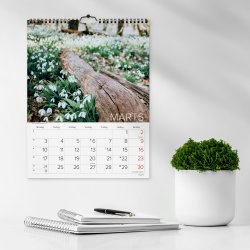 Mayland 2025 Vægkalender, dansk natur