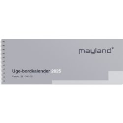 Mayland 2025 Bordkalender, uge