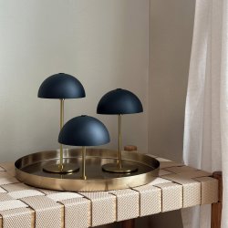 Dyberg Larsen ALONG Bordlamper & bakke sort, 3 stk