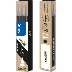 Pilot FriXion Point Refill | F | Sort | 3 stk.