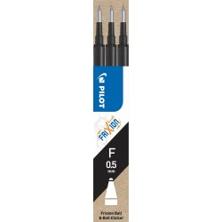 Pilot FriXion Ball Clicker Refill, svart, 3 st.