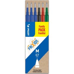Pilot FriXion Refill | M | B/S/R/G | 6 st.
