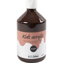 Akrylmaling | 500ml | Blank | Brun