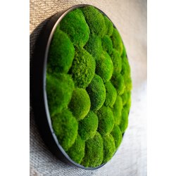 Pudemosbillede, Ø60 cm, m/ramme