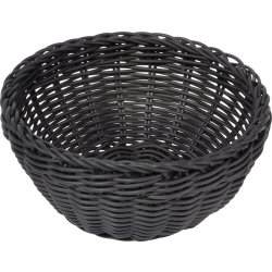 APS Brödkorg, PP, svart, Ø20cm