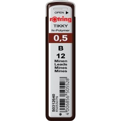 Rotring ring Tikky Stift, B, 0,5 mm, 12 st.