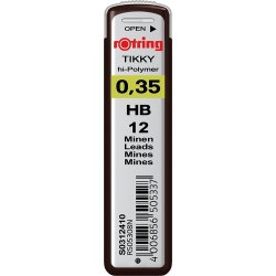 Rotring Tikky Pins | HB | 0,35 mm | 12 st.