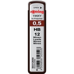 Rotring Tikky Pins | HB | 0,5 mm | 12 st.